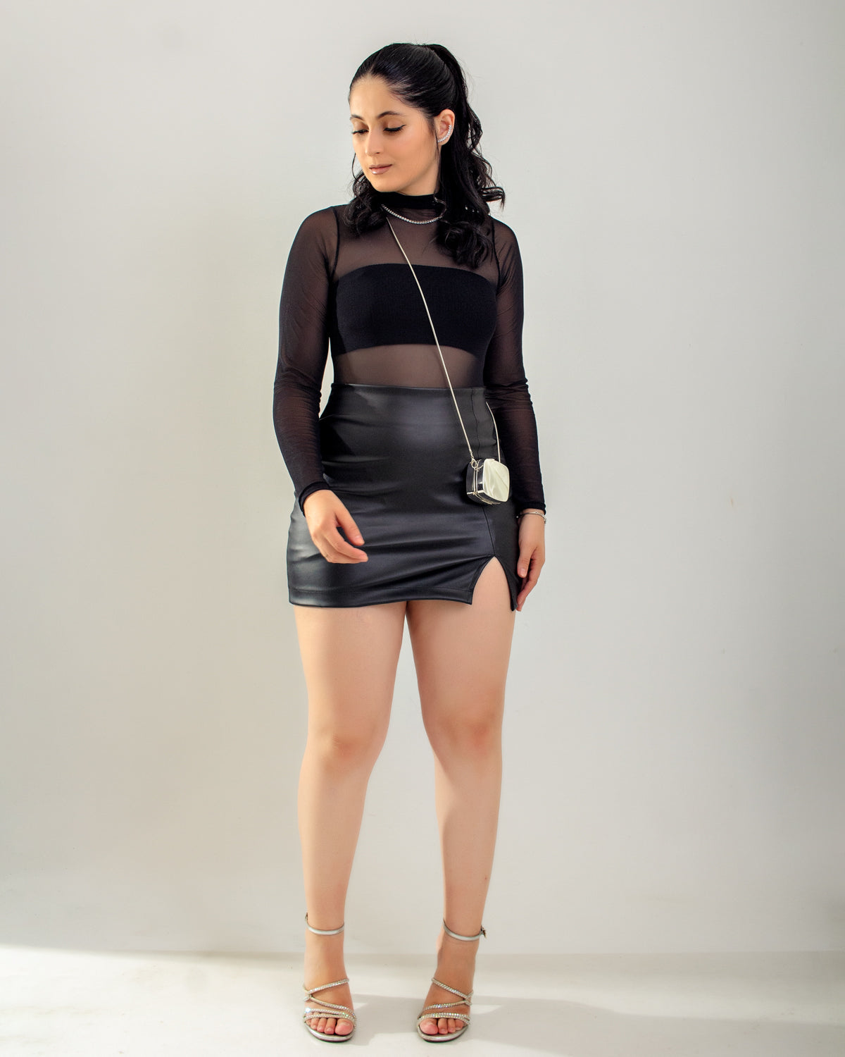 Body Camille em tule